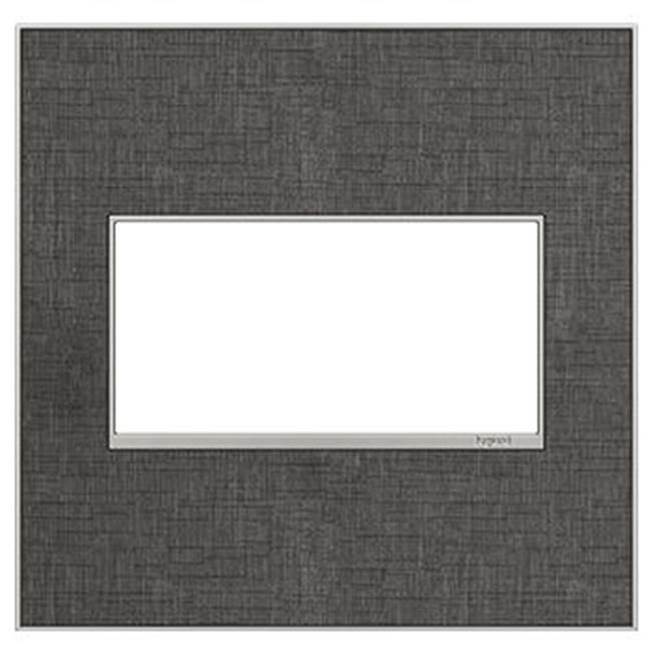 Legrand Adorne Slate Linen, 2-gang Wall Plate