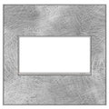 Legrand Adorne Spiraled Stainless, 2-gang Wall Plate