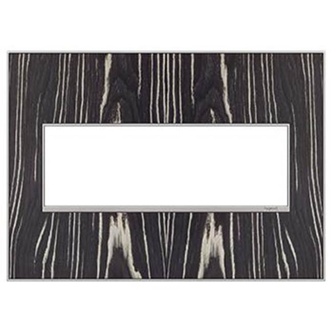 Legrand Adorne Macassar, 3-gang Wall Plate