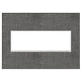 Legrand Adorne Slate Linen, 3-gang Wall Plate