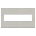 Legrand Adorne True Linen, 4-gang Wall Plate