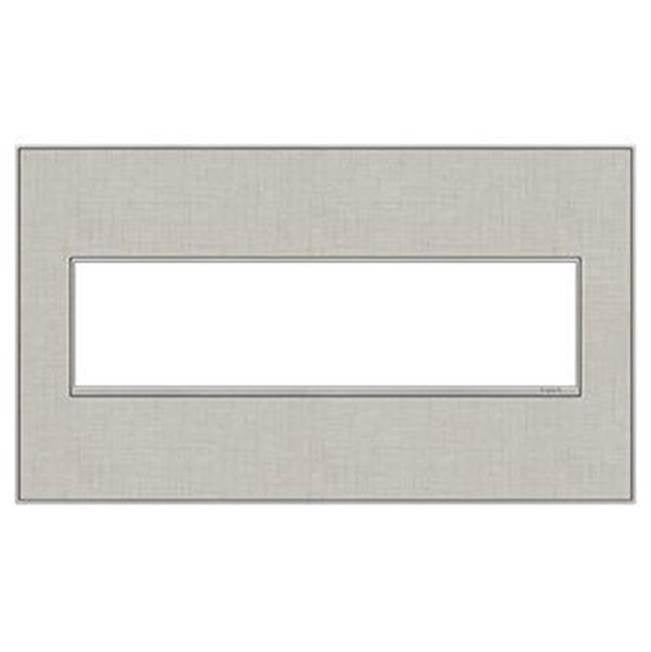 Legrand Adorne True Linen, 4-gang Wall Plate