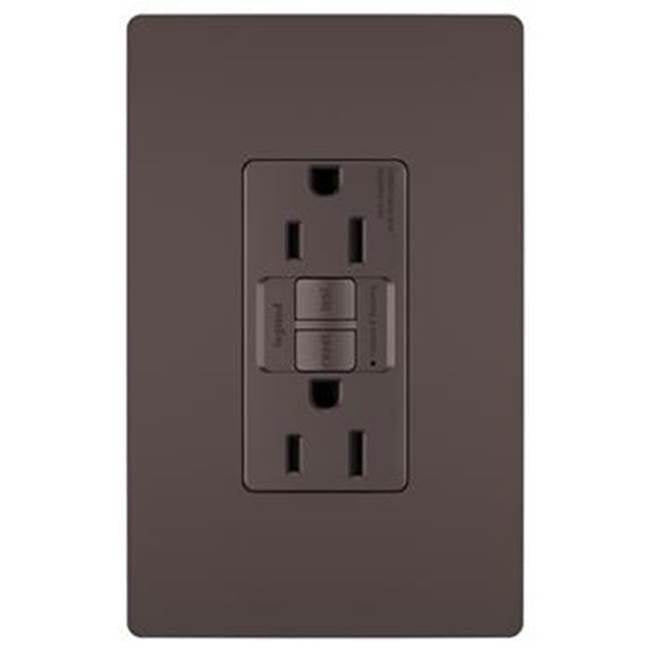 Legrand Radiant Spec-grade 15a Tamper-resistant Self-test Gfci Receptacle, Dark Bronze