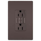 Legrand Radiant Spec-grade 15a Tamper-resistant Self-test Gfci Receptacle, Dark Bronze