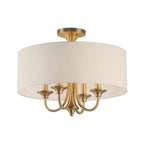 Maxim Lighting 10013OMNAB Natural Aged Brass Bongo 4-light Pendant / Semi-flush Mount Image 1