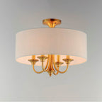 Maxim Lighting 10013OMNAB Natural Aged Brass Bongo 4-light Pendant / Semi-flush Mount Image 4