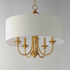 Maxim Lighting 10015OMNAB Natural Aged Brass Bongo 5-light Pendant Image 3