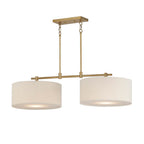 Maxim Lighting 10016OMNAB Natural Aged Brass Bongo 2-light Pendant Image 1