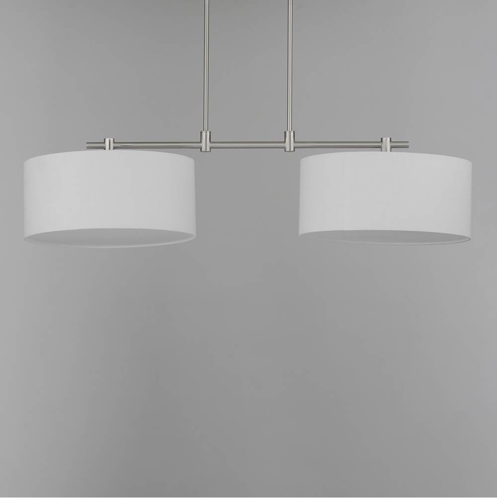 Maxim Lighting 10016WLSN Satin Nickel Bongo 2-light Pendant Image 4