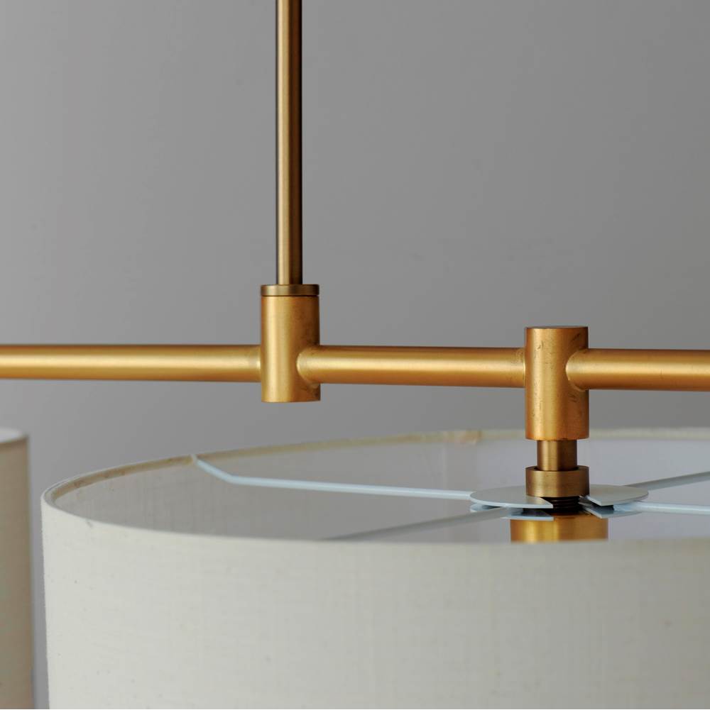 Maxim Lighting 10017OMNAB Natural Aged Brass Bongo 3-light Pendant Image 3