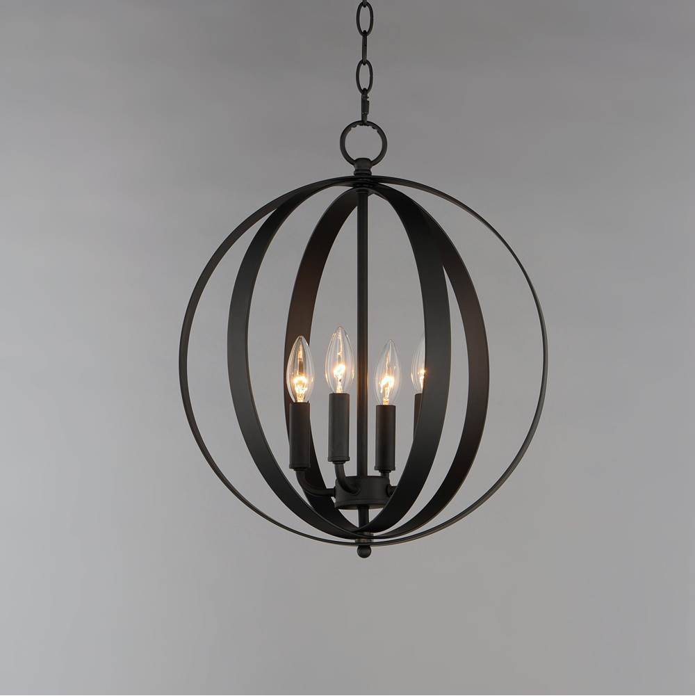 Maxim Lighting 10031BK Black Provident 4-light Chandelier Image 4
