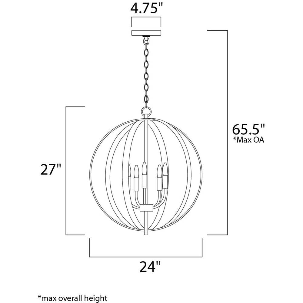 Maxim Lighting Provident 5-light Chandelier