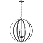 Maxim Lighting 10032BK Black Provident 5-light Chandelier Image 1