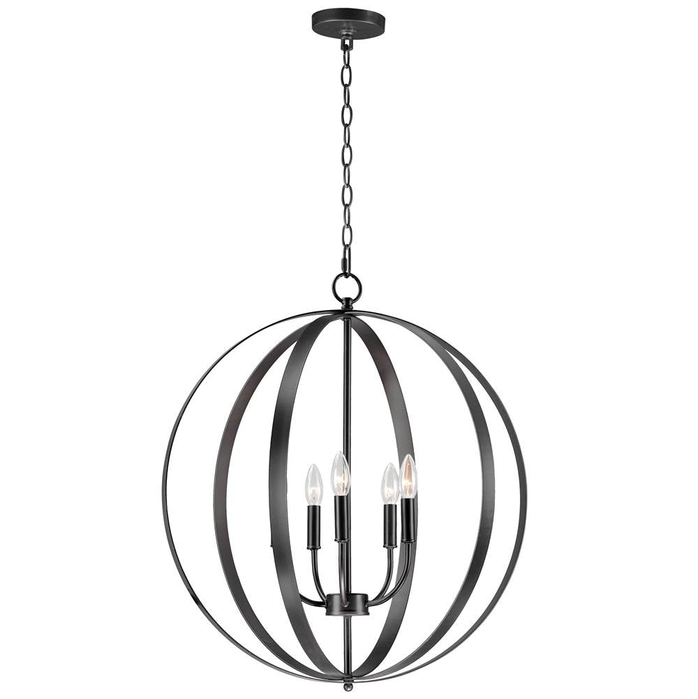 Maxim Lighting 10032BK Black Provident 5-light Chandelier Image 1