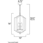 Maxim Lighting 10035BK Black Provident 3-light Chandelier Image 2