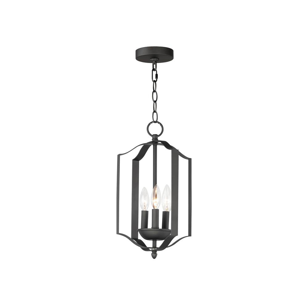 Maxim Lighting 10035BK Black Provident 3-light Chandelier Image 1
