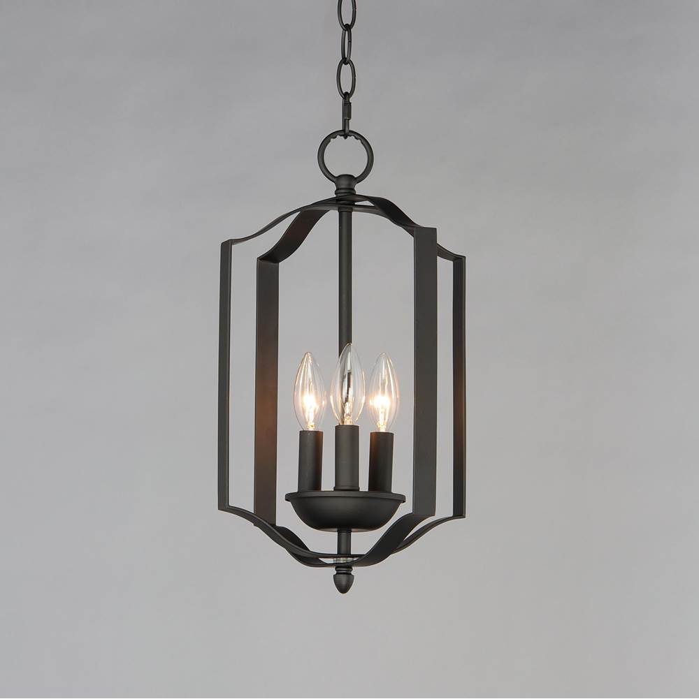 Maxim Lighting 10035BK Black Provident 3-light Chandelier Image 4