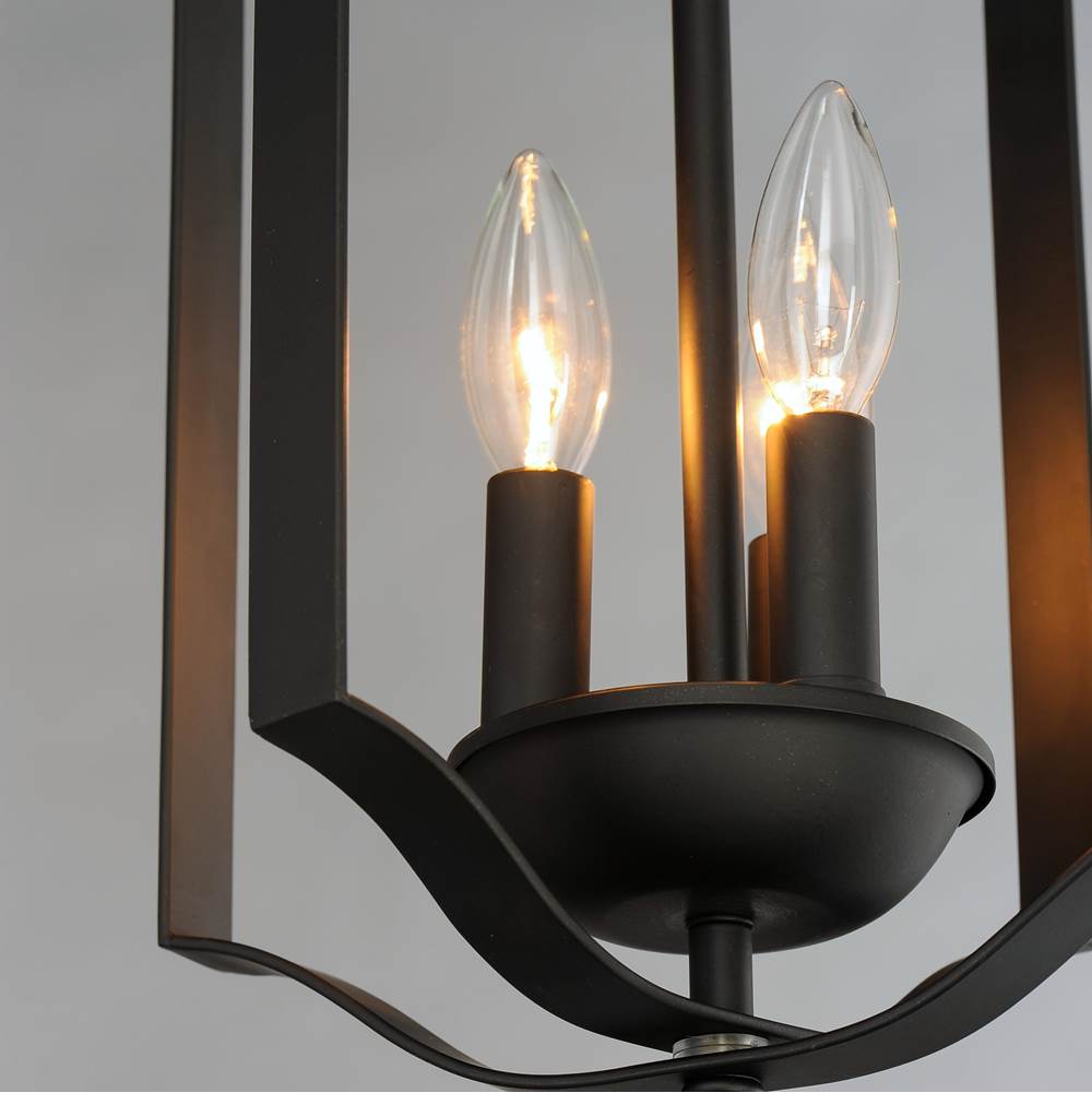 Maxim Lighting 10035BK Black Provident 3-light Chandelier Image 3