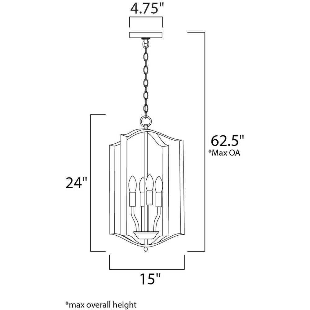 Maxim Lighting Provident 4-light Chandelier