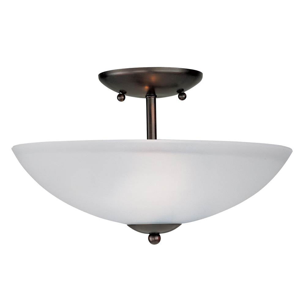Maxim Lighting 10042FTBK Black Logan-semi-flush Mount Image 1