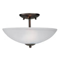 Maxim Lighting 10042FTBK Black Logan-semi-flush Mount Image 1