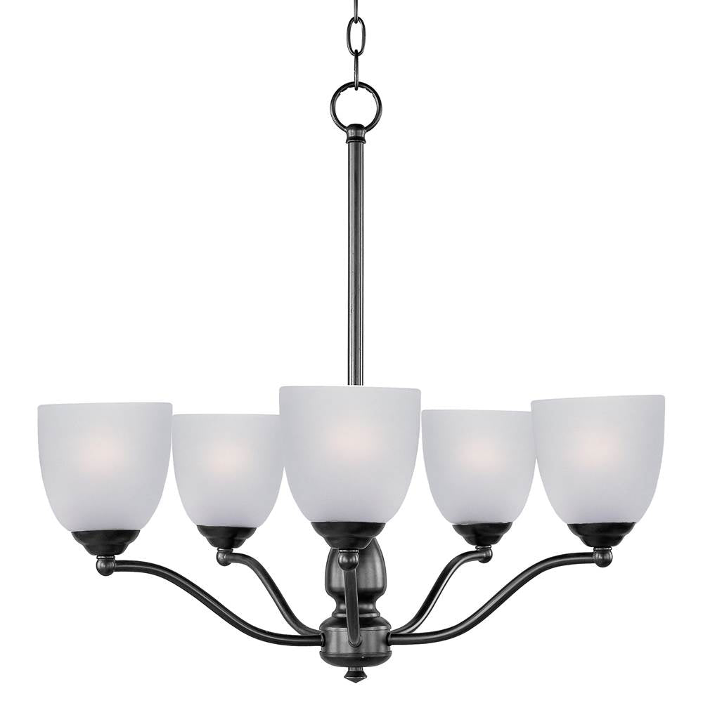 Maxim Lighting 10065FTBK Black Stefan 5-light Chandelier Image 1