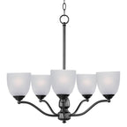 Maxim Lighting 10065FTBK Black Stefan 5-light Chandelier Image 1