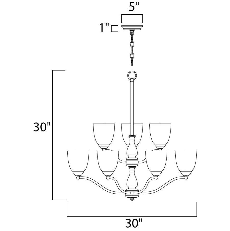 Maxim Lighting Stefan 9-light Chandelier