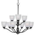 Maxim Lighting 10066FTBK Black Stefan 9-light Chandelier Image 1