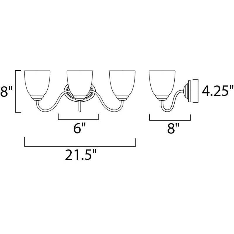 Maxim Lighting Stefan 3-light Bath Vanity