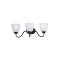 Maxim Lighting 10073FTBK Black Stefan 3-light Bath Vanity Image 1