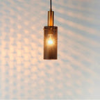 Maxim Lighting 10081BKSBR  Perf 1-light Mini Pendant Image 3
