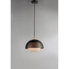 Maxim Lighting 10082WTBKSBR  Perf 1-light Pendant Image 4