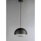 Maxim Lighting 10082WTBKSBR  Perf 1-light Pendant Image 3