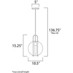 Maxim Lighting 10084MSKPN Polished Nickel Minaret 1-light Pendant Image 2