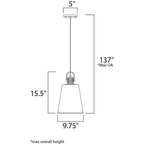 Maxim Lighting 10085OIAB  Sedona 1-light Pendant Image 2