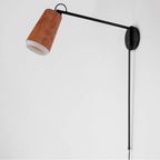 Maxim Lighting 10096WWDTN Weather Wood,Tan Leather Scout 1-light Swing Arm Sconce Image 2