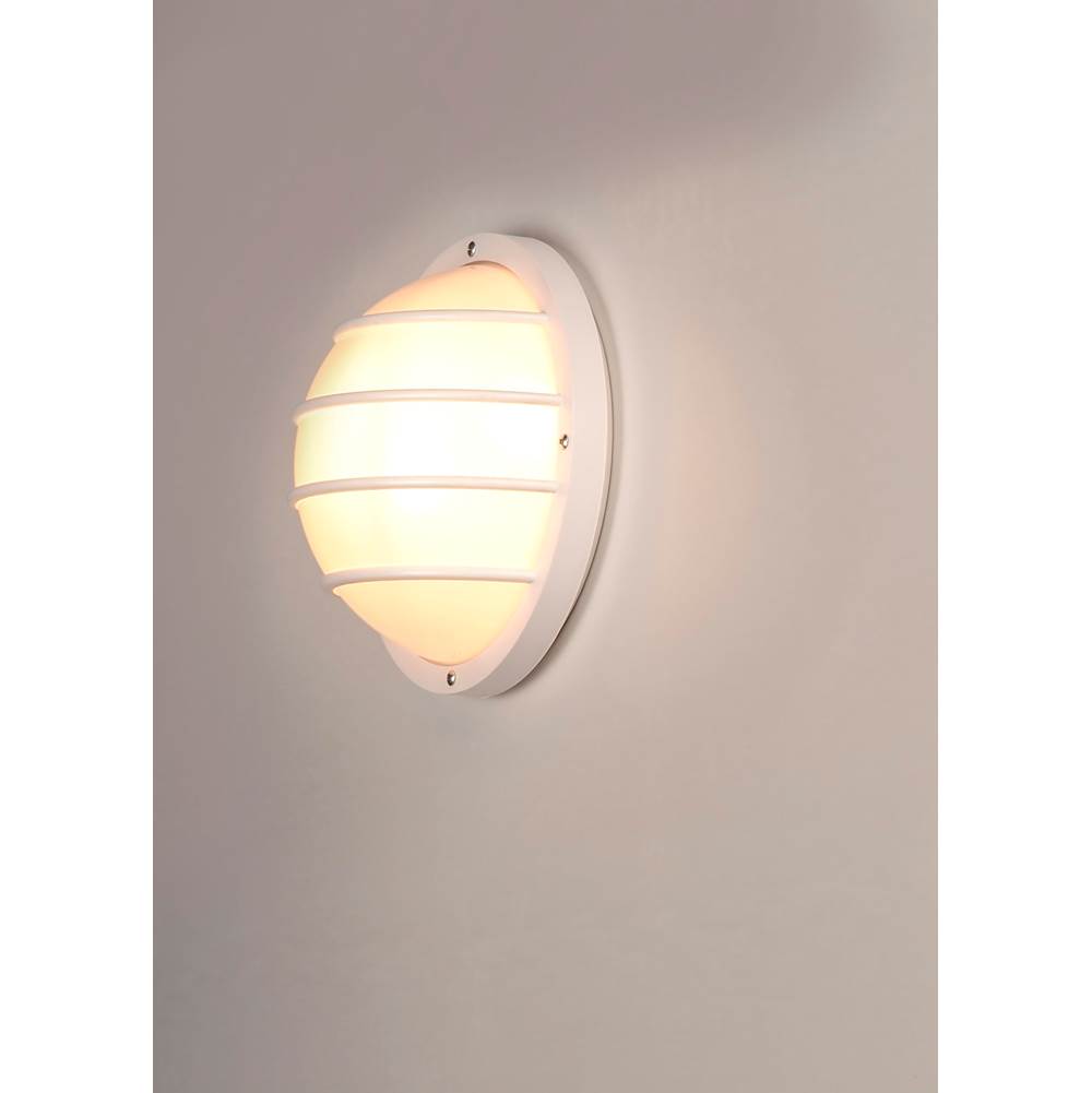 Maxim Lighting 10112FTWT White Bulwark 1-light Outdoor Wall Sconce Image 2