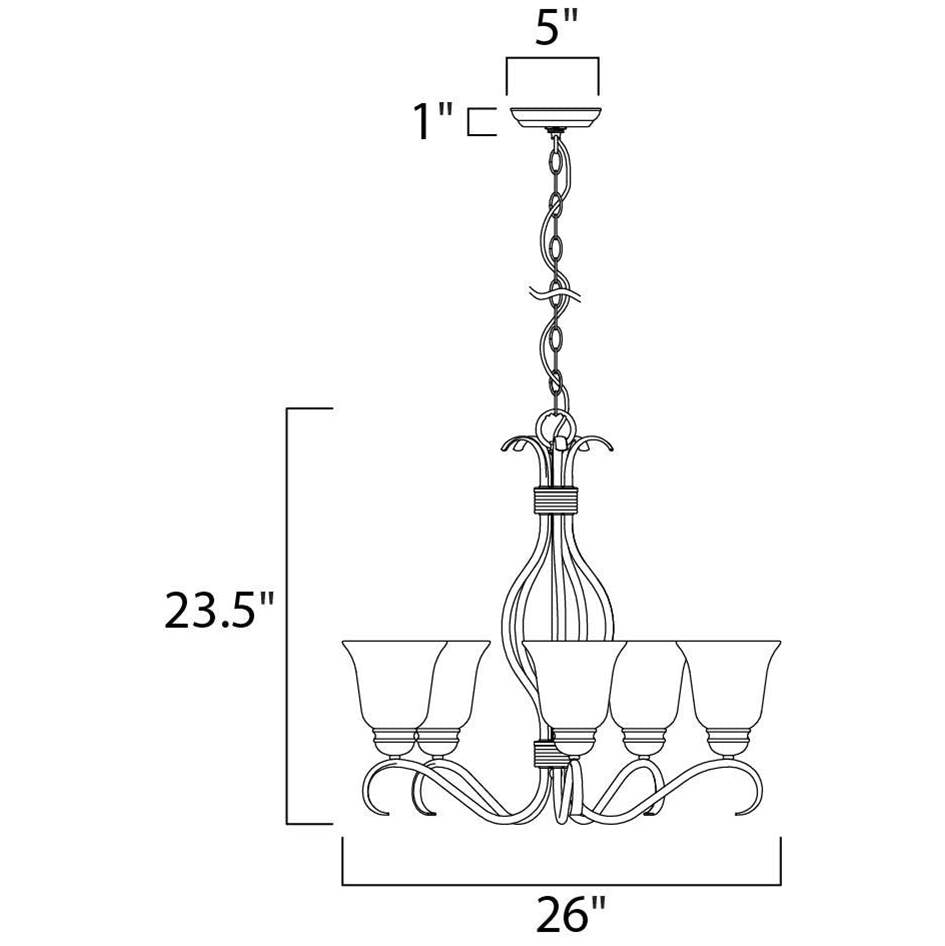 Maxim Lighting Basix 5-light Chandelier