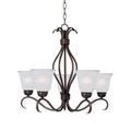 Maxim Lighting 10125FTOI Oil Rubbed Bronze Basix 5-light Chandelier Image 1