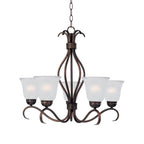 Maxim Lighting 10125FTOI Oil Rubbed Bronze Basix 5-light Chandelier Image 1
