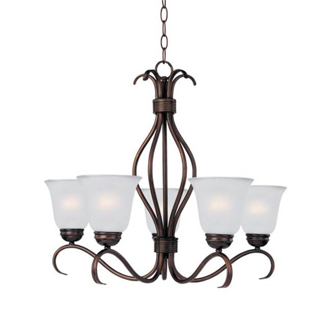 Maxim Lighting 10125FTOI Oil Rubbed Bronze Basix 5-light Chandelier Image 1