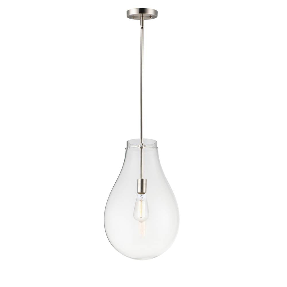 Maxim Lighting 10162CLSN Satin Nickel Gourd 1-light Pendant Image 1
