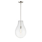 Maxim Lighting 10162CLSN Satin Nickel Gourd 1-light Pendant Image 1