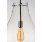 Maxim Lighting 10162CLSN Satin Nickel Gourd 1-light Pendant Image 3