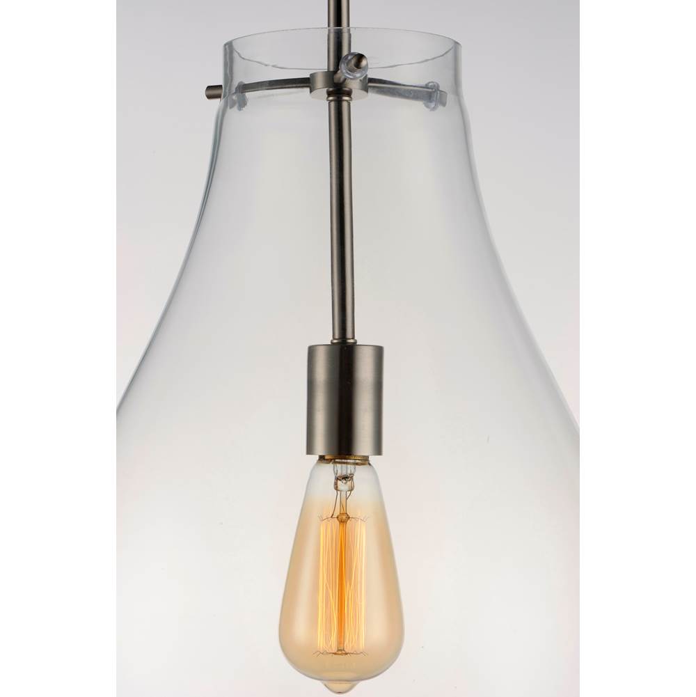 Maxim Lighting 10162CLSN Satin Nickel Gourd 1-light Pendant Image 3