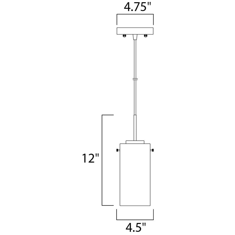 Maxim Lighting 10192CLFTPC Polished Chrome Scope Small Led Pendant Image 2