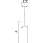 Maxim Lighting 10194CLFTPC Polished Chrome Scope Medium Led Pendant Image 2