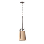 Maxim Lighting 10198BROI Oil Rubbed Bronze Pitchfork 1-light Small Pendant Image 1
