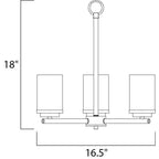 Maxim Lighting Corona 3-light Chandelier